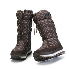 High Women Snow Boots plush Warm shoes