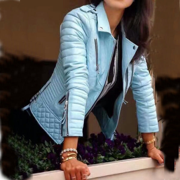 Women leather jacket