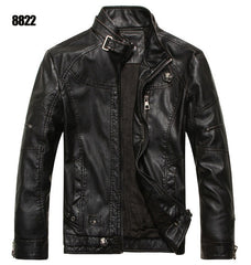 New arrive brand motorcycle leather jacket men