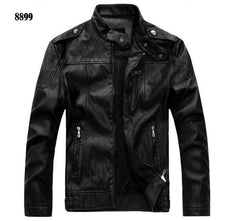 New arrive brand motorcycle leather jacket men