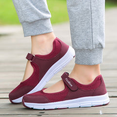 Women Casual Shoes Breathable Mesh Flat Shoes Woman