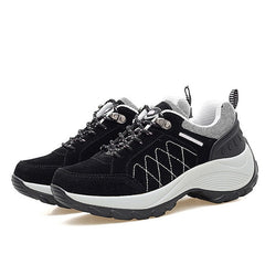 women spring autumn casual lace-up platform shoes