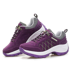 women spring autumn casual lace-up platform shoes