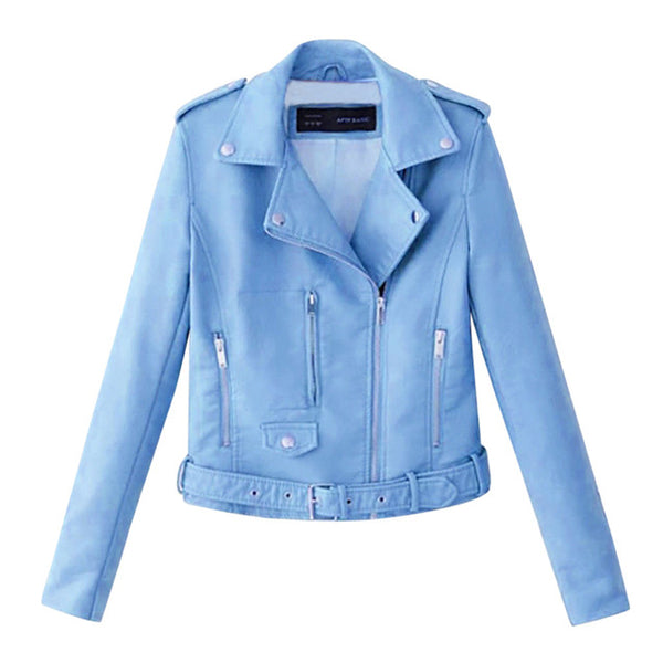 Jacket Coat Zip Biker Short Punk Cropped Tops free shipping